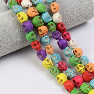 Skull Howlite Beads