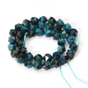 faceted blue tigers eye