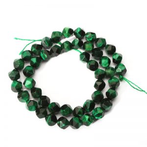 faceted green tigers eye