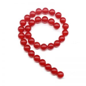 red jade beads 6mm