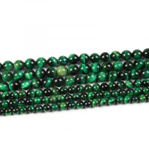 Green Tiger Eye Beads