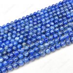 blue kyanite beads