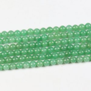 green aventurine beads