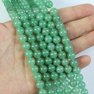 green aventurine beads