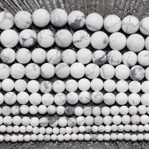 matte howlite beads