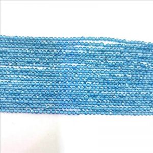 Faceted Blue Spinel Beads