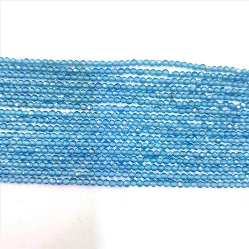 Faceted Blue Spinel Beads