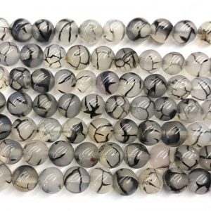 Dragon Vein Agate Beads