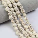 howlite skull beads