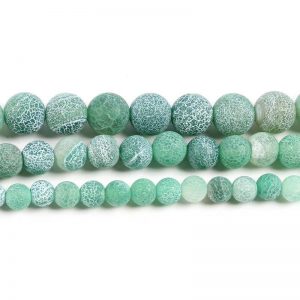 green crackle agate