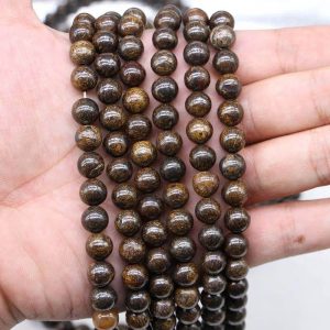 Bronzite Beads