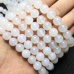 White Agate Beads