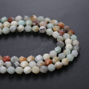 Faceted Amazonite Beads