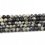 black picasso beads