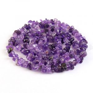 amethyst chip beads
