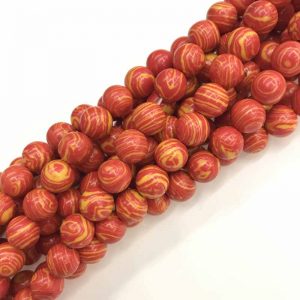 Red Malachite Beads