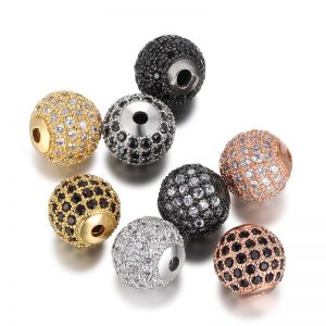 micro pave cz beads
