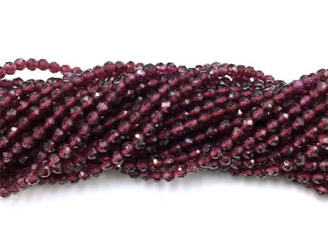 3mm garnet beads
