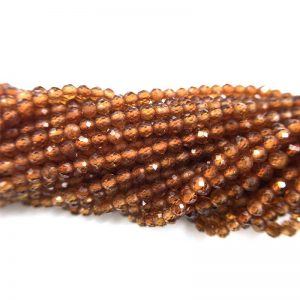 Orange Garnet Beads