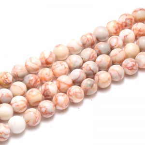 Pink Picasso Jasper Beads
