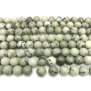 Green Pine Jasper Beads