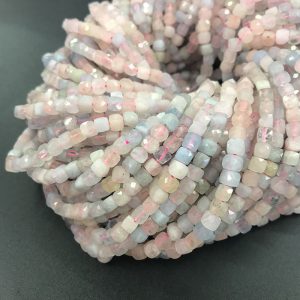 Faceted Morganite Beads