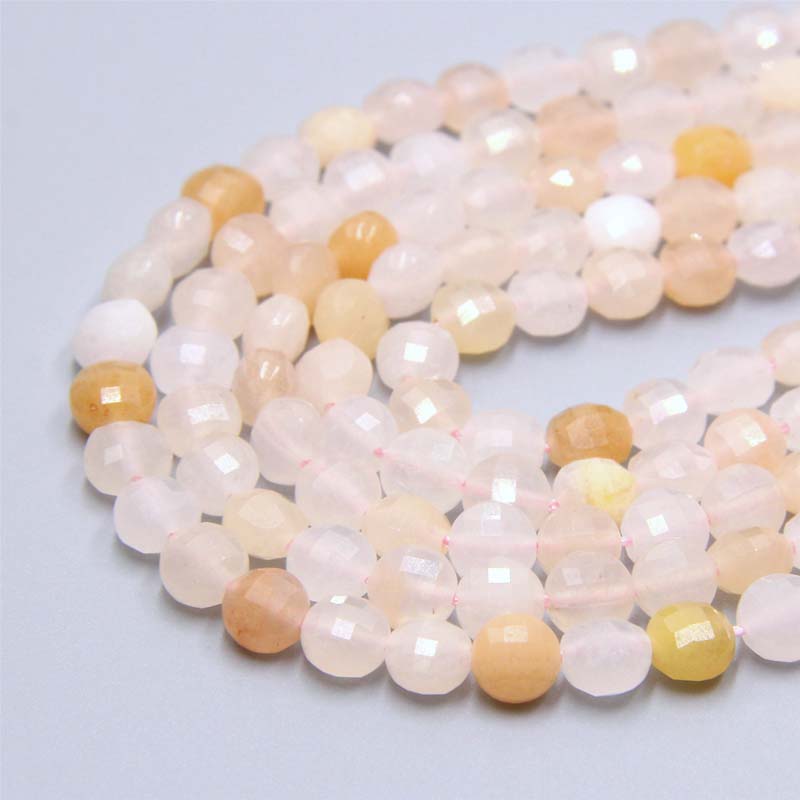 flat round beads aventurine