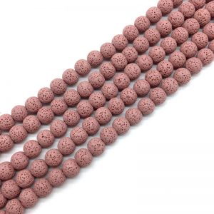 Pink Lava Beads-2
