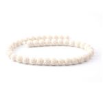 White Lava Beads