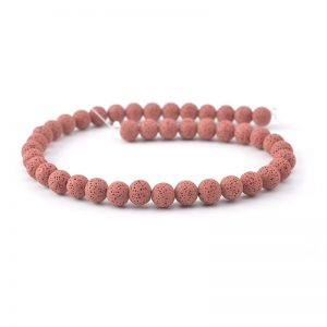Red Lava Beads