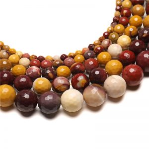 Faceted Mookaite Beads