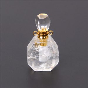 Clear Quartz Perfume Bottles