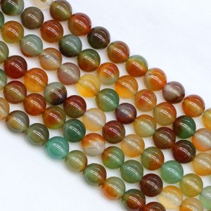 peacock agate beads