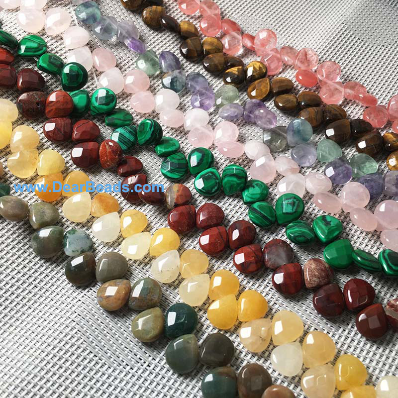 teardrop gemstone beads