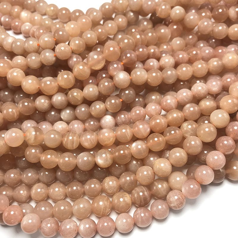 Pink Moonstone Beads