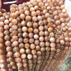 Orange Sunstone Beads