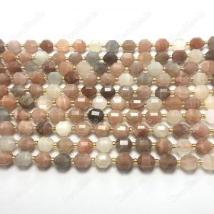 Sunstone Tube Beads