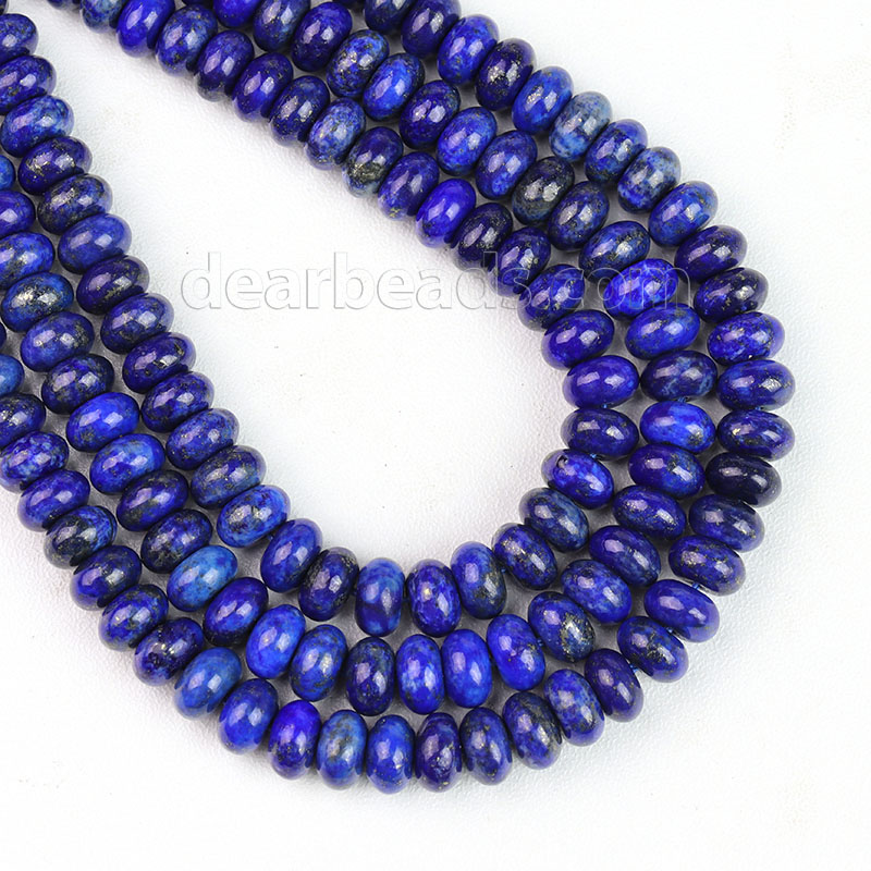 Lapis Lazuli Rondelle Beads