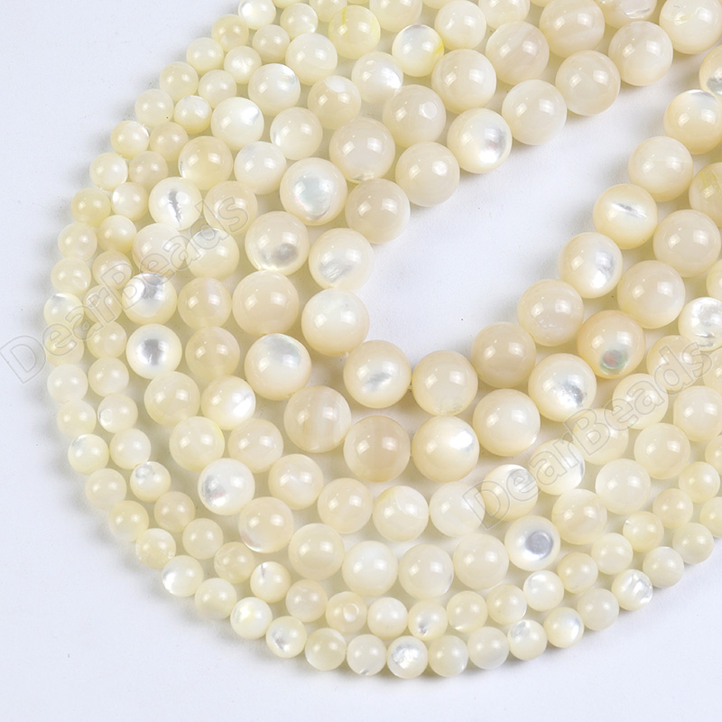 Wholesale White Shell Beads for Jewellery Making - Dearbeads