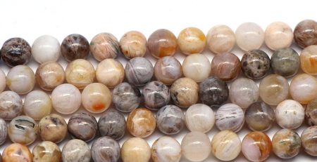 Bamboo Leaf Agate Beads