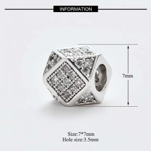 Little Crown Copper Black Cubic Zirconia Findings - Dearbeads