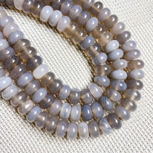 Agate Rondelle Beads