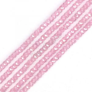 Faceted Rondelle Zircon Beads