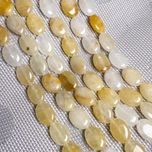 Jade Oval Beads