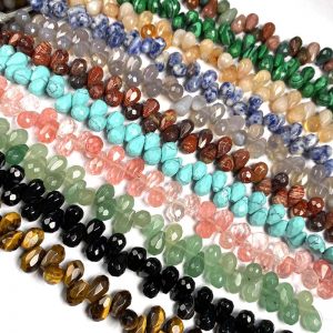 Top Drilled Teardrop Beads