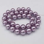 Purple Pearl Shell Beads