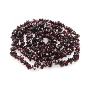 Garnet Chip Beads