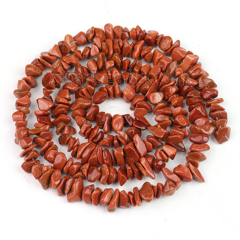 Goldstone Chip Beads