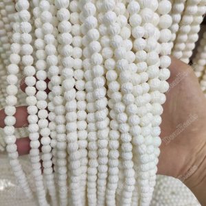 Lotus Tridacna Beads