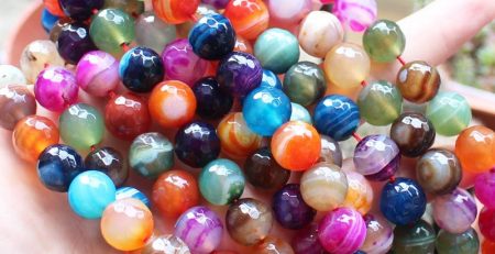 Faceted Mixed Banded Agate